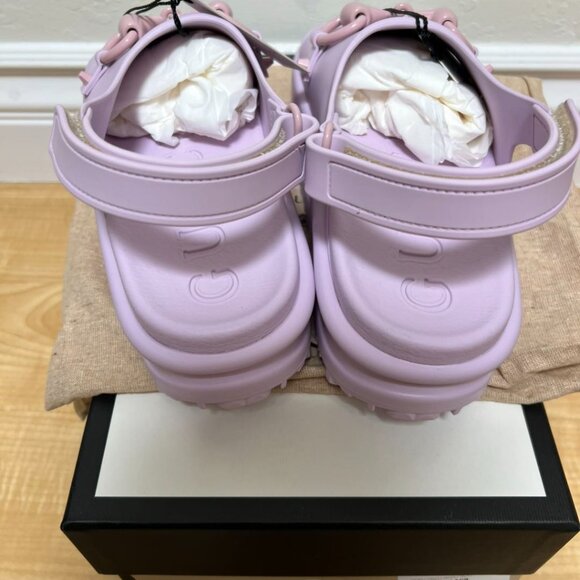 Gucci Interlocking G Platform Sandal Light Pink (Women's) - Picture 4 of 8